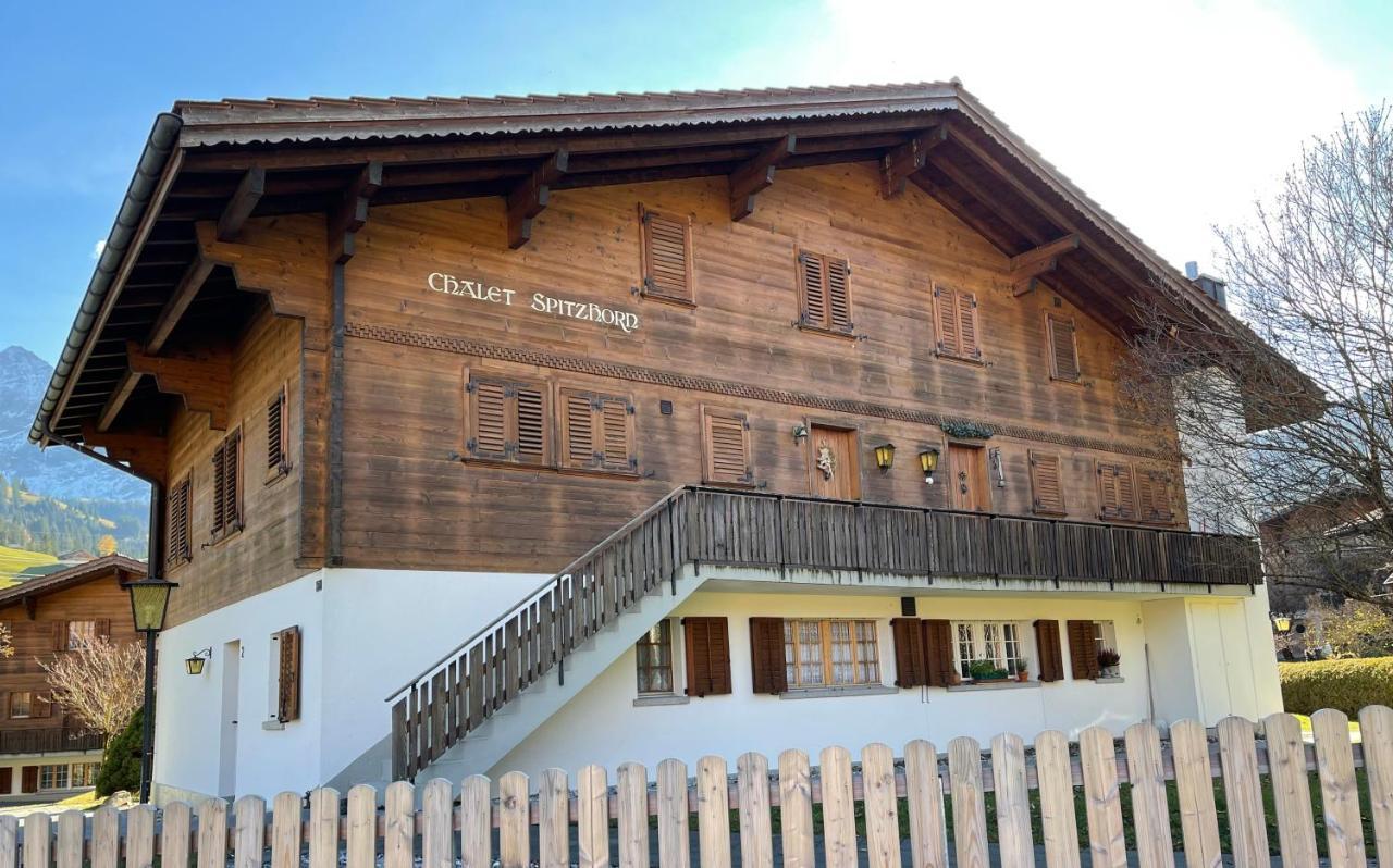 Chalet Spitzhorn - Your Peak Getaway - Private Terrasse & Gratis Parkplatz Gsteig Exteriér fotografie