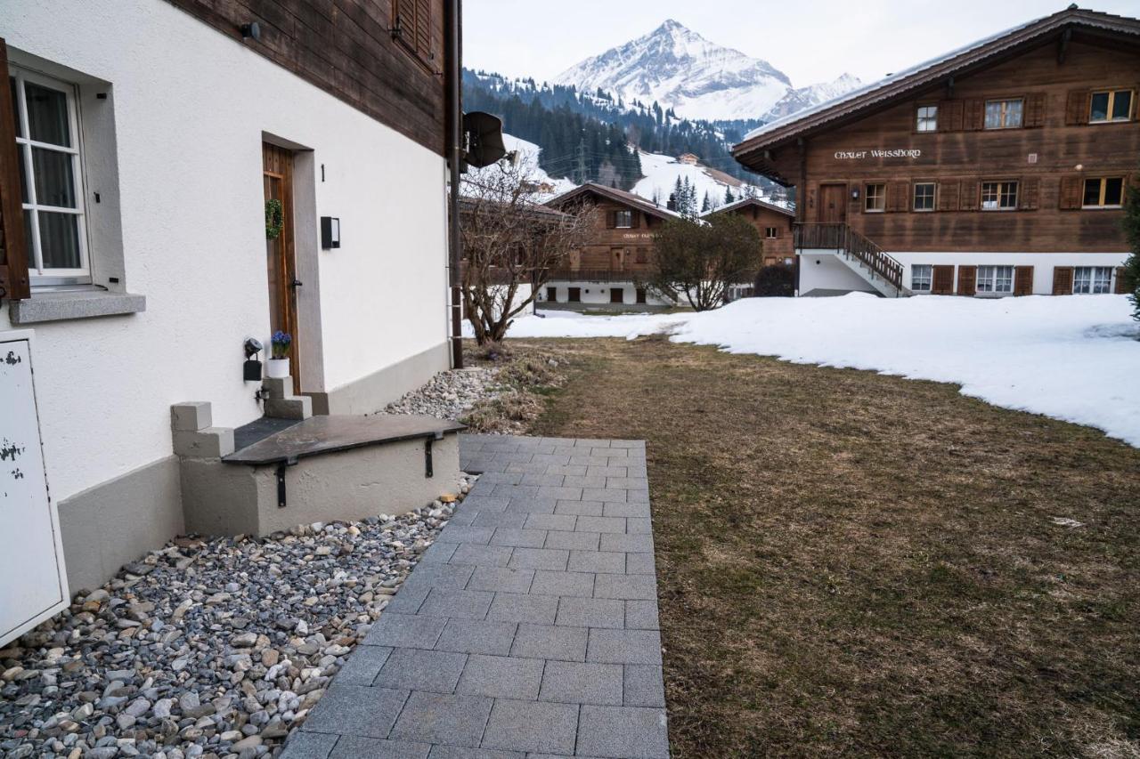 Chalet Spitzhorn - Your Peak Getaway - Private Terrasse & Gratis Parkplatz Gsteig Exteriér fotografie